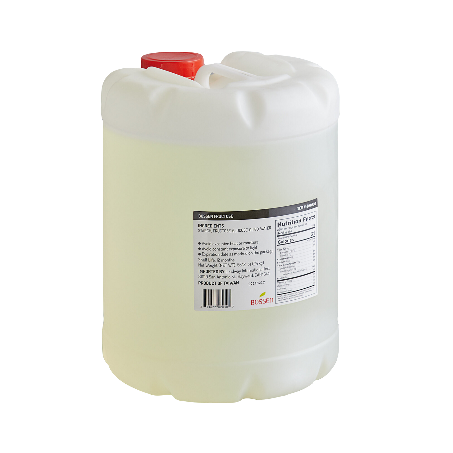 Bossen - Fructose Bottle - DS0890 (5gal)