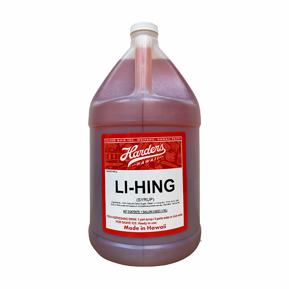 Harders - Li-Hing Syrup (1 Gal)